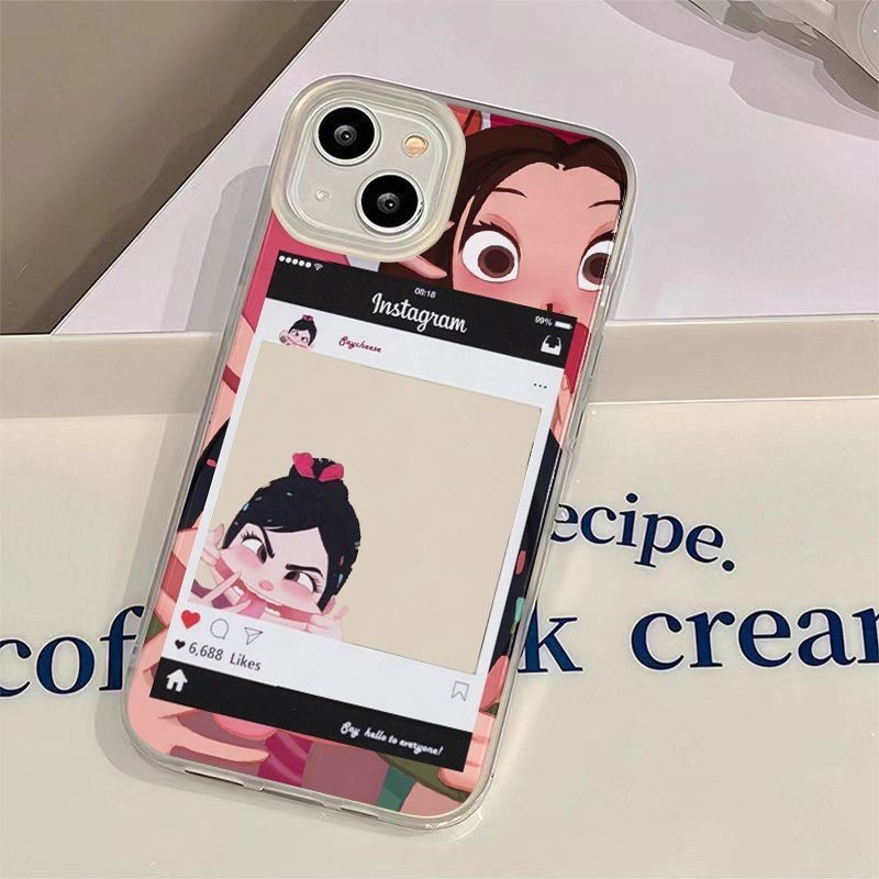 เจ ้ าหญิงวิ ่ งสีแดงเหมาะสําหรับ Apple iPhone11 14ProMax 7Plus 8Plus 12ProMax XSMax X XS 13ProMax เ