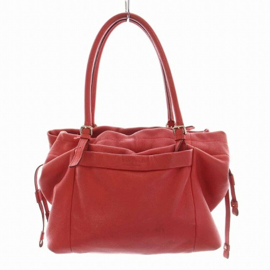 KATE SPADE KATE SPADE TOTE BAG LEATHER RED RED Direct from Japan Secondhand