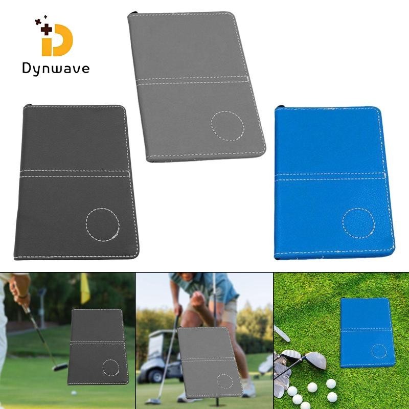 Dynwave Golf Scorecard Holder น ้ ําหนักเบาแบบพกพา Golf Notebook Golf Score Clip สําหรับ