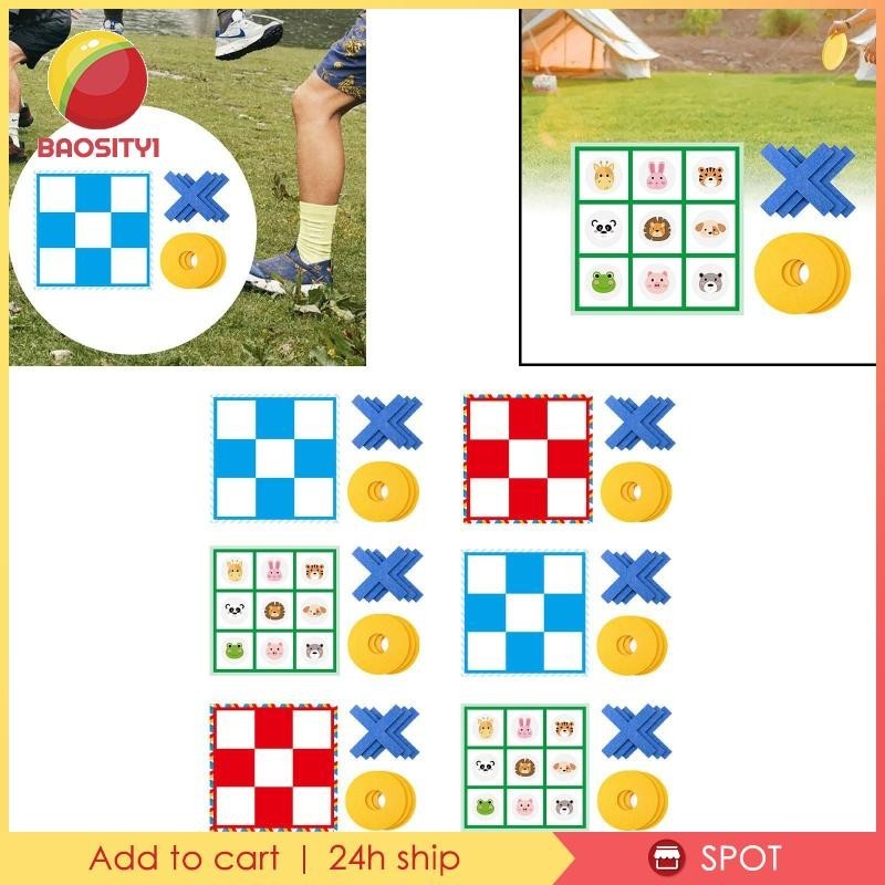 [Baosity1] Toe Game Fun Teaser XO Chess Game Funny XO Toy for Indoor Party Favor Families Holiday Gi
