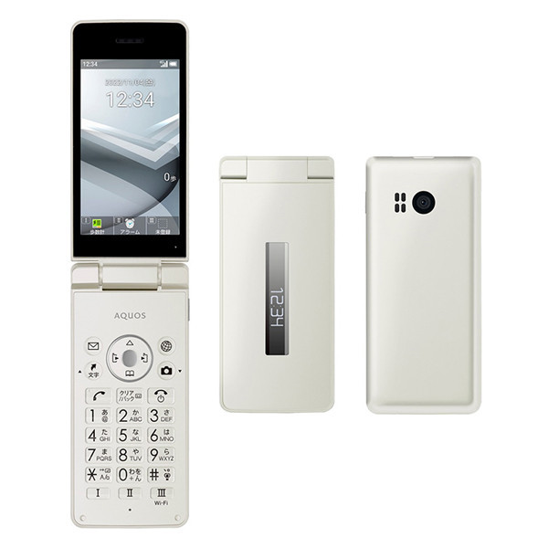 Sharp Aquos A205SH Keitai 4 Flip Phone (มือสอง,98%ใหม่ )
