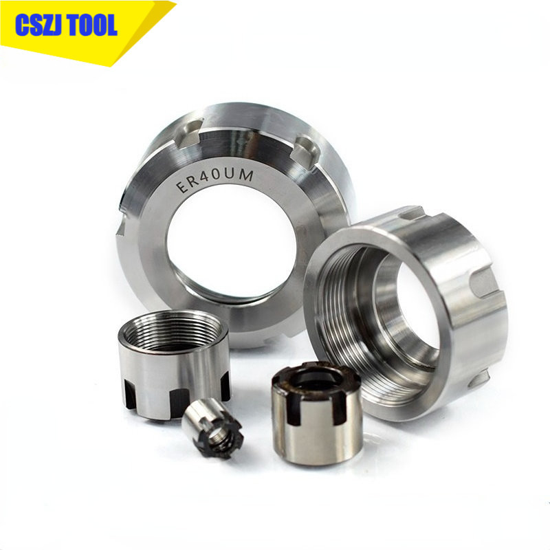 1 PC ER8/ER11/ER16/ER20 /ER25/ER32/ER40 A/M/UM ประเภท ER Collet Chuck Nut สําหรับเครื่องกลึง CNC Mil