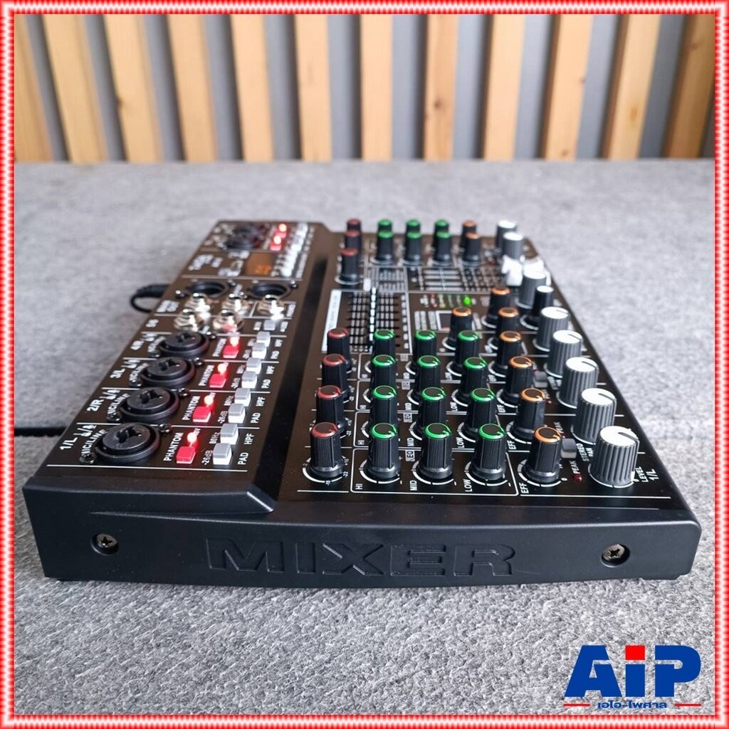 TADA AK-8 MIXER มิกเซอร์ มิกเซอร์อนาล็อก 8 แชนแนล มิกซ์ เครื่องผสมสัญญาณเสียง ธาดา AK 8 AK8 เอไอ-ไพศาล