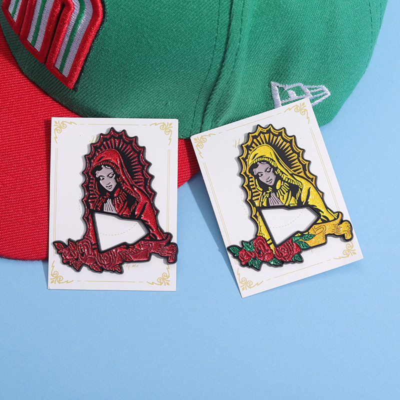 Virgin Mary หมวก Pin หมวกคลิปเข ็ มกลัดป ้ ายโลหะ Pins กระเป ๋ าเป ้ สะพายหลังหมวกอุปกรณ ์ เสริมของขวัญ - รูปที่ 5