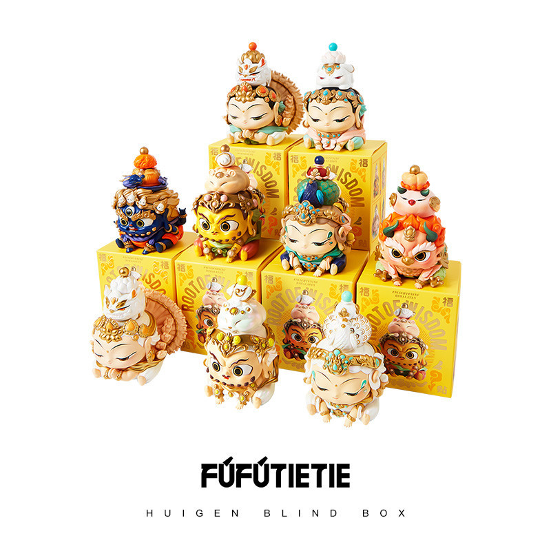 【FUFUTIETIE】ชุดกล่องบอลล์จอดเรือนแบบซีรี่ส์วิธีการชาวจีนของศิลปินมังกรวิชา นักวิจักษ์ของพระโคตรวิสูตรสะท้อน โรงพิมพ์วัฒนธรรมของอเวลอโคติเซวาราชินีชุด 6 ชิ้น