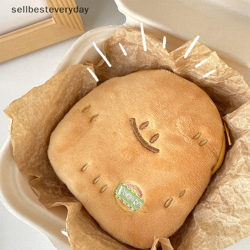 Seth น่ารักการ์ตูน Smile Potatoe กระเป๋าใส่เหรียญตุ๊กตาพวงกุญแจจี้แบบพกพากระเป๋าสตางค์หูฟังเหรียญ Lip Hairpin ซิปกระเป๋าเก็บ Vary