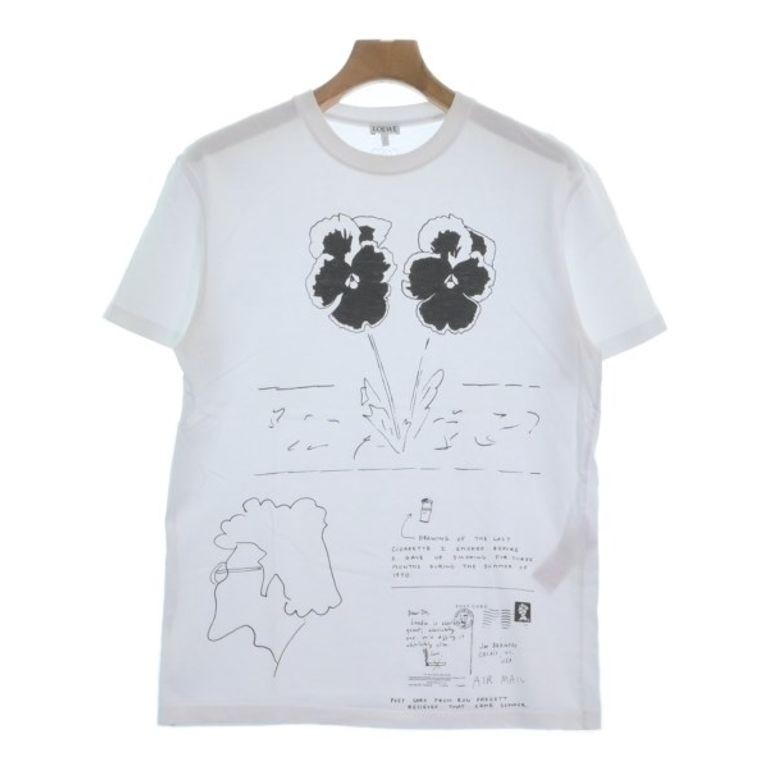 Loewe O Tshirt Shirt White Direct from Japan Secondhand