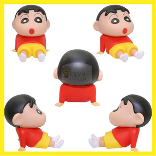 โมเดลฟิกเกอร์ชินจังน่ารัก ที่วางโทรศัพท์มือถือเครยอนชินจัง สําหรับตกแต่งบ้าน รถยนต์ โทรศัพท์มือถือ