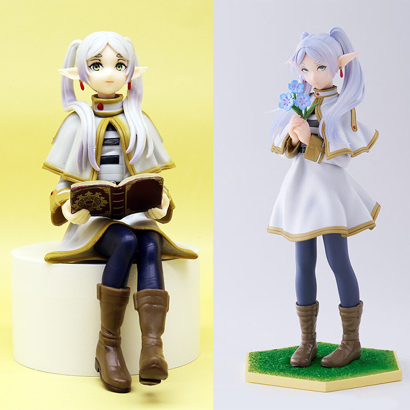 นั่ง Frieren Beyond Journeys End Action Figures Frieren รูปคอลเลกชันของขวัญของเล่น