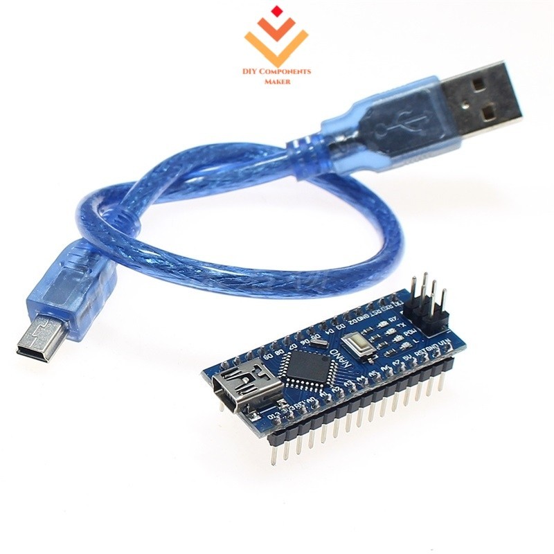 Mini USB Nano V3.0 ATmega328P CH340G 5V 16M บอร์ดควบคุมไมโครและสาย USB สําหรับ Arduino