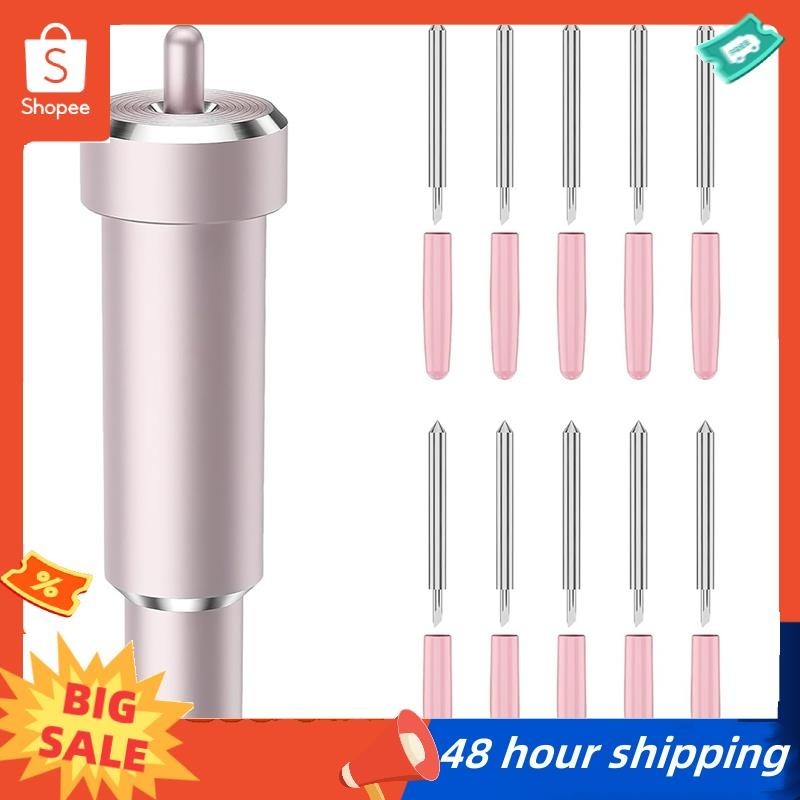 พร้อมส่ง ใบมีดตัดลึกสําหรับเครื่องชงกาแฟ Cricut 3/Maker/Explore 3/Air 2/Air/One/Venture,60°ใบมีดและตัวเรือนจุดลึก