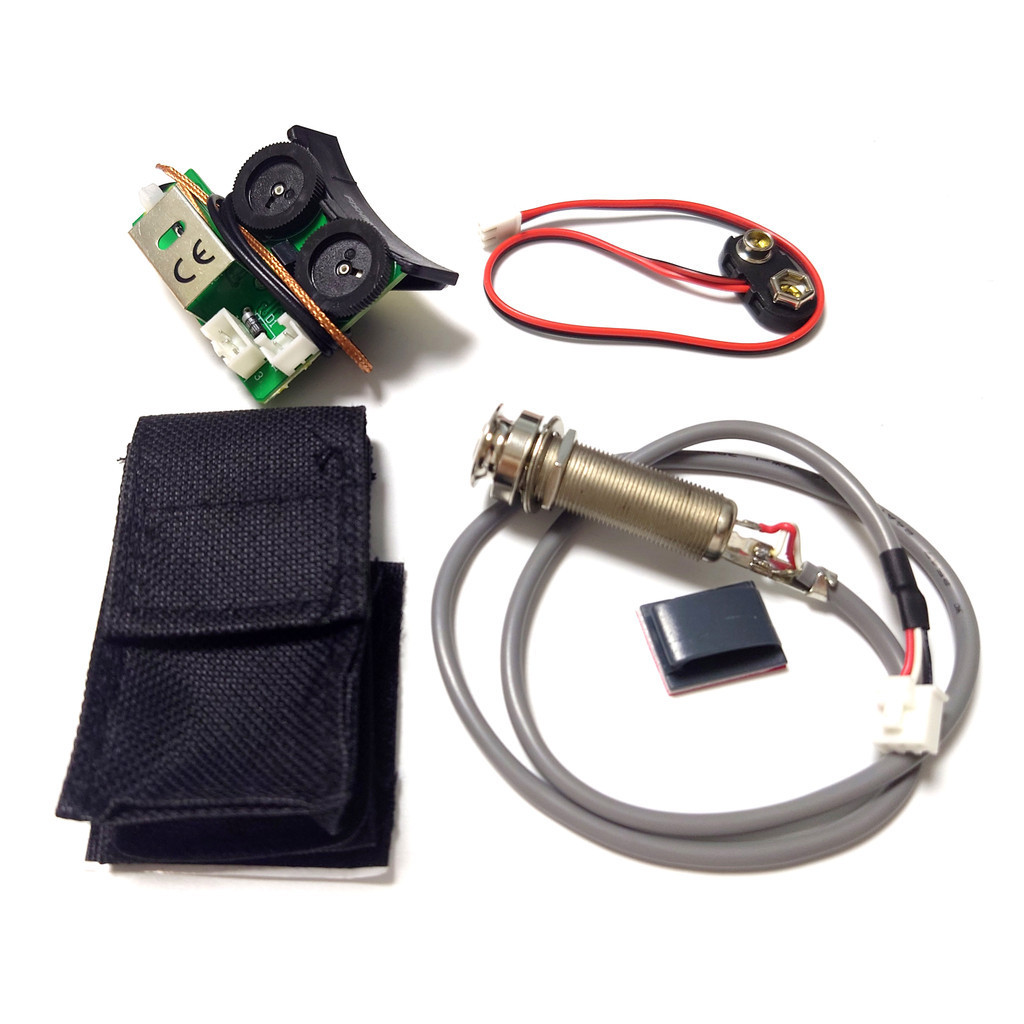 Fishman Presys VT1 Acoustic Mic Blend กีตาร์ Preamp EQ DIY Tuner Piezo Pickup อุปกรณ์เสริมมืออาชีพ