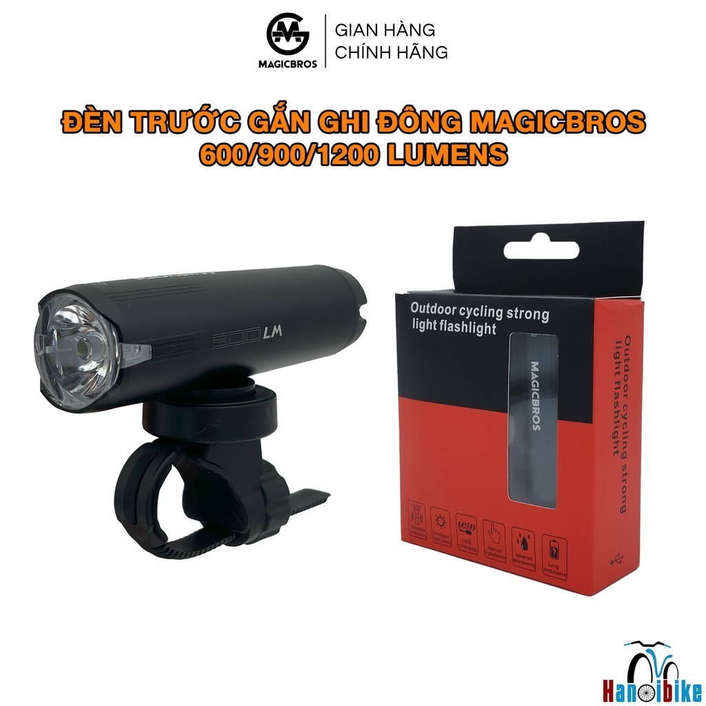 ไฟหน้า Magicbros QL692 - 600/ 900/ 1200 Lumens ปลอดภัยเมื่อเคลื่อนย้ายในที่มืด