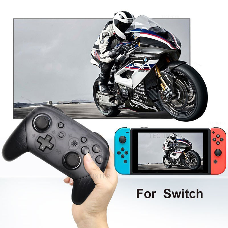 คอนโทรลเลอร์จอยสติ๊กบลูทูธไร้สายสําหรับ Nintend Switch Pro Mando Gamepad สําหรับ Nintendo Switch/Lite/Switch OLED