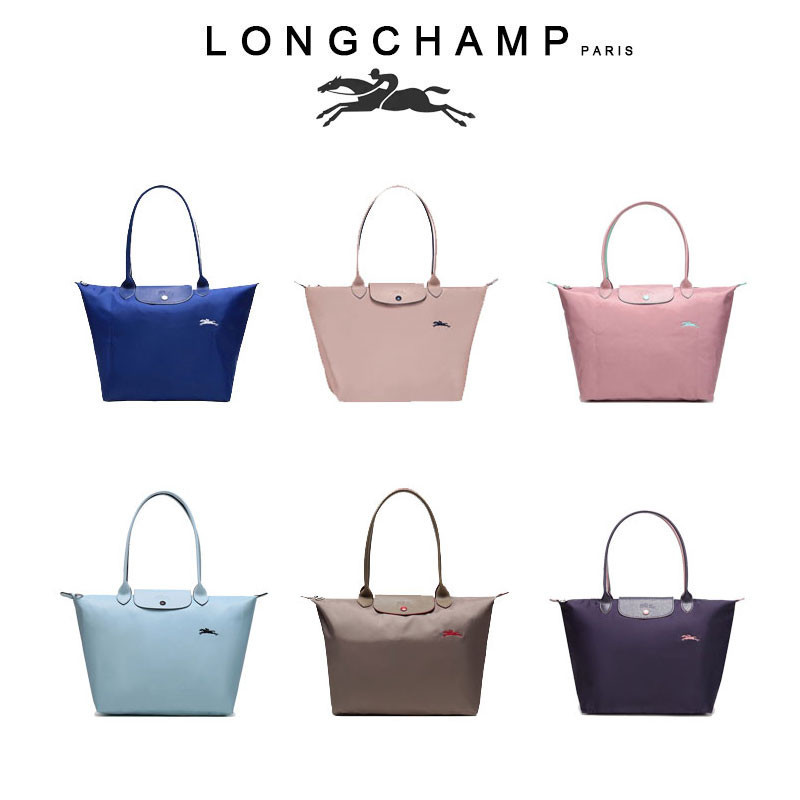 longchamp neo Le Pliage tote bag ขนาด L*M หูยาว กระเป๋าช้อปปิ้ง พับเก็บได้ กระเป๋า