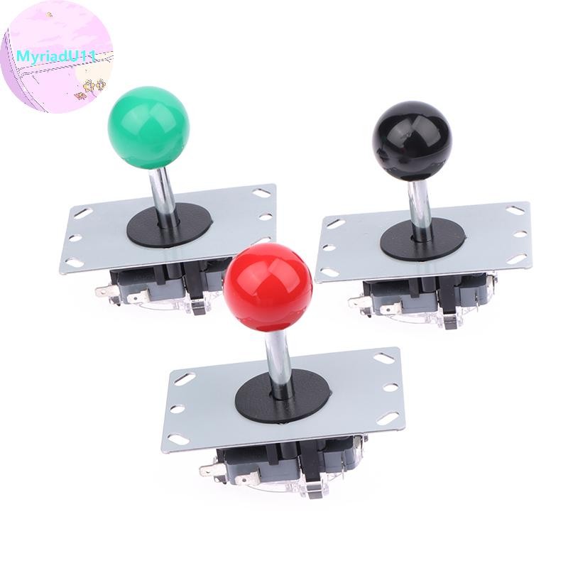 Myriadu 1PC กล่องเกมจอยสติ๊ก Pc เกมอุปกรณ์เสริมใหม่ 8 Way ปรับจอยสติ๊กอาเขตจอยสติ๊ก DIY จอยสติ๊กต่อส