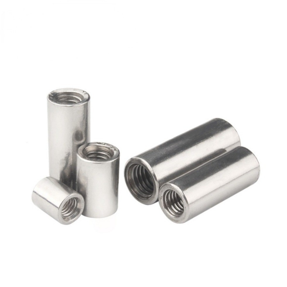 น็อตข้อต่อกลมสแตนเลส 304, น็อตเชื่อมต่อ, น็อตข้อต่อ M2/M2.5/M3/M4/M5/M6