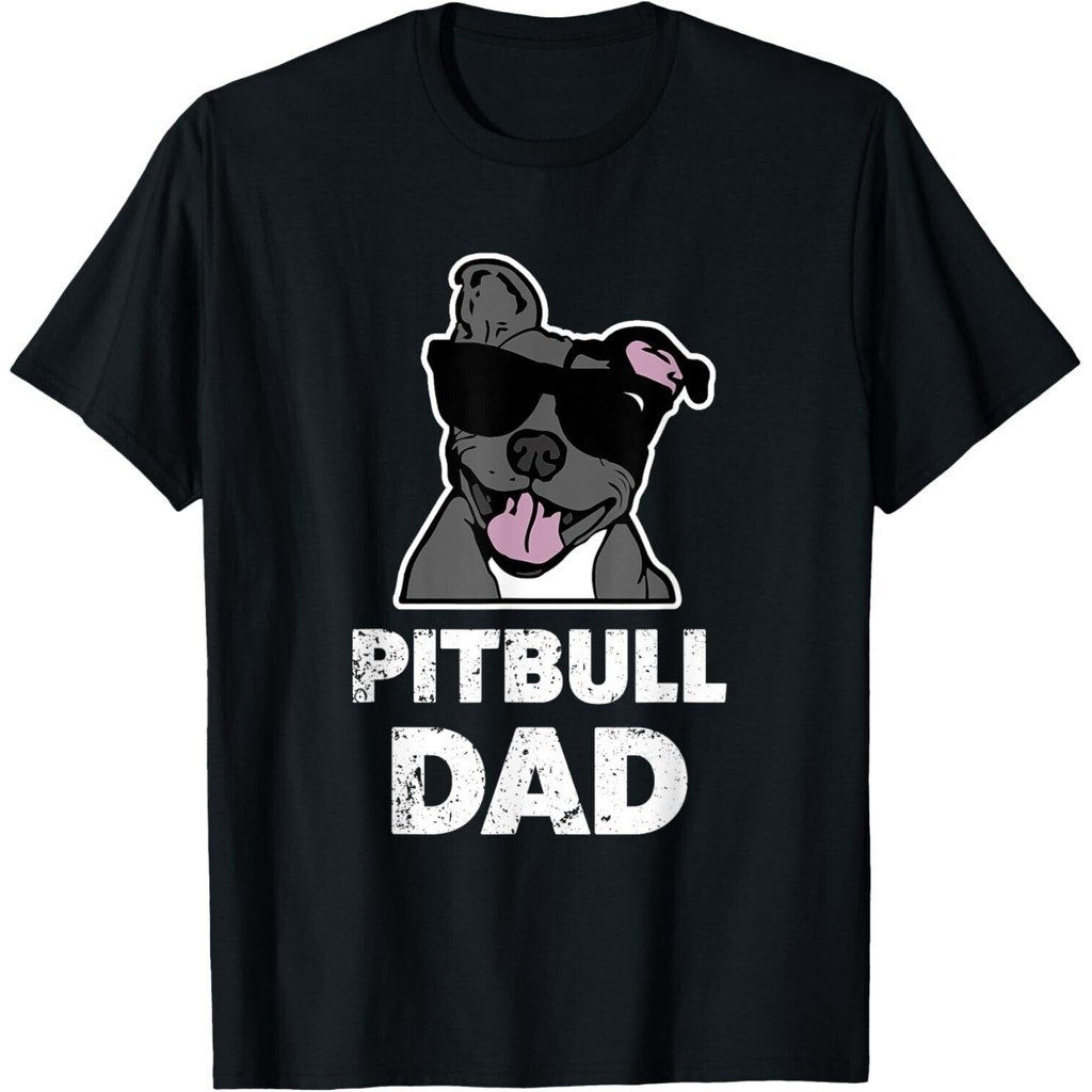 Pitbull Dad Dog Dad Bluenose Pitbull Lover สําหรับผู้ชายเสื้อยืด Unisex
