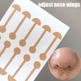 สติ๊กเกอร์ 50 แผ่น Contouring Beauty Patch - สติ๊กเกอร์ปรับรูปร่างจมูกแบบมีกาวในตัวแบบยืดหยุ่น - หดจมูก - แผ่นแปะจมูก Orthotic Nose - เครื่องมือดูแลผิวหน้า