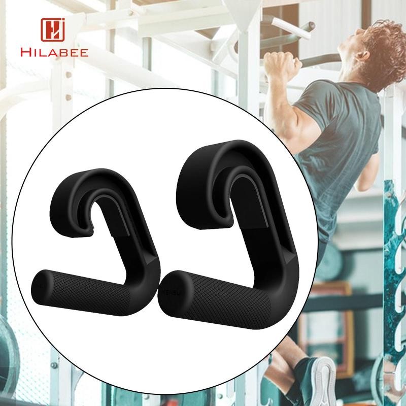 HILABEE 2 ชิ้น Resistance Band Handles Training Grips สําหรับดึงขึ้น