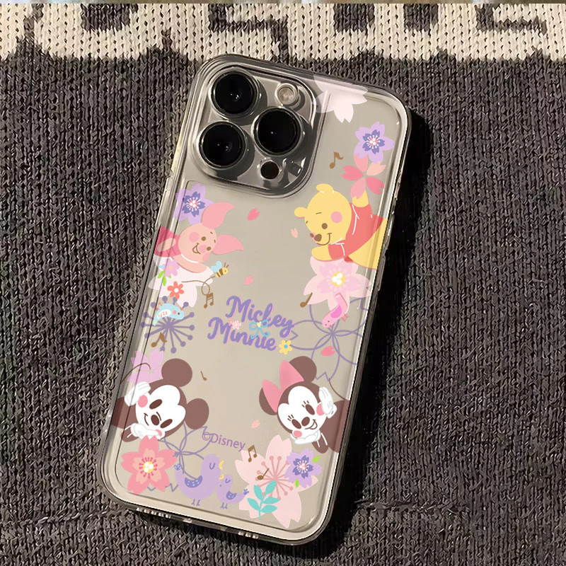 TheOne🔥น่ารักลูกแมวลูกสุนัขเข้ากันได้เคสไอโฟน11 15 Pro Max 14 12 13 Pro Max XS XR X Max 7 16 14 8 Plus การ์ตูนช้างหมีเคส