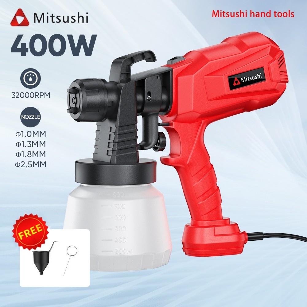 Mitsushi เครื่องพ่นสี กาพ่นสีไฟฟ้า รุ่นงานหนัก เครื่องพ่นสีไฟฟ้า กาพ่นสี Electric Paint Spray