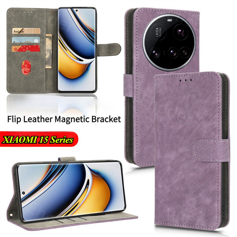 ปลอกสําหรับ XIAOMI 15 Ultra 5G 2025 เคสโทรศัพท์หนังแม่เหล็กสําหรับ XIAOMI15 XIAOMI15Ultra 15Ultra Mi