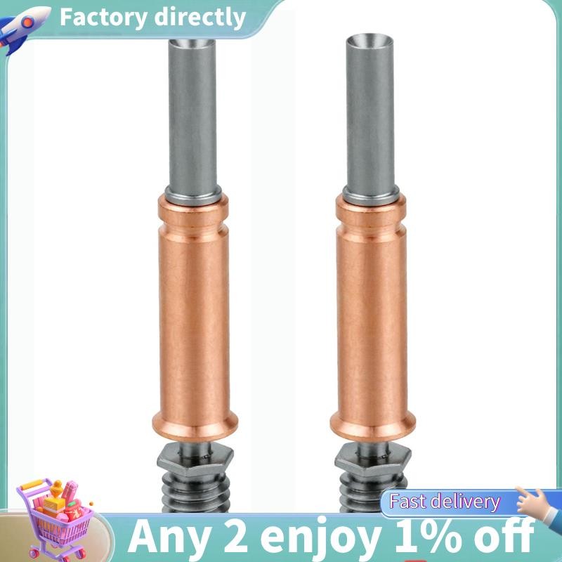 LU-2pcs Bimetal Heatbreak อัพเกรดคอสําหรับ 3 คอสําหรับ 3 Hotend 3D เครื่องพิมพ์อุปกรณ์เสริม