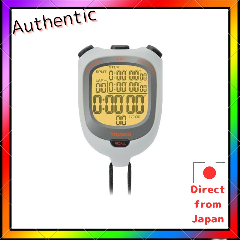 Trusco Nakayama (TRUSCO) นาฬิกาจับเวลากันน้ําพร้อมไฟแบ็คไลท์
