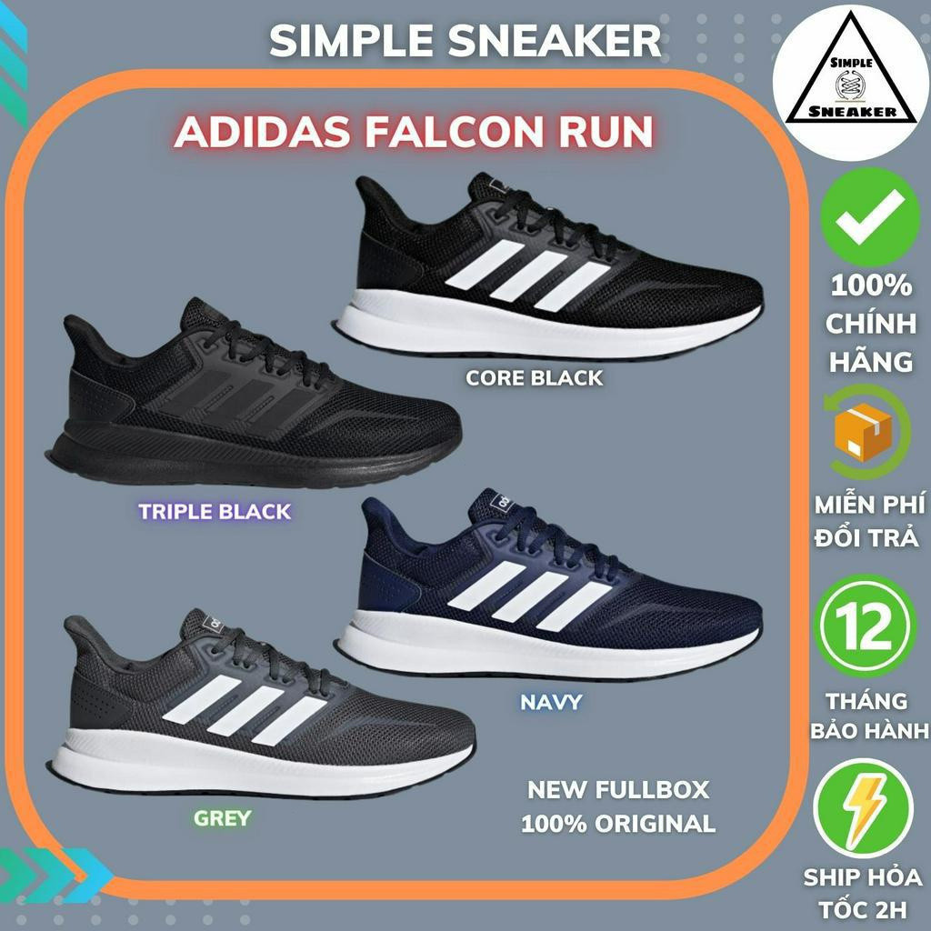 รองเท้าวิ่ง Adidas Falcon รุ่นดั้งเดิม รองเท้าผ้าใบผู้ชายแบบสบาย รองเท้าออกกำลังกาย Adidas [f36199 |
