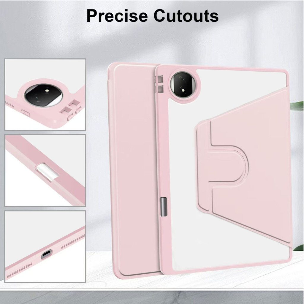 Huawei Matepad 10.4 Pro 10.8 Pro 11 Matepad 11 SE10.4 SE11 Matepad 11.5S / Air11.5 สมาร์ท เคสพับ หนัง PU ใส ฝาหลัง - รูปที่ 2