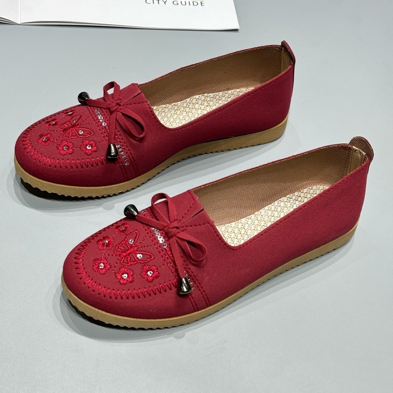 go🚚รองเท้าผ้าใบผู้หญิง นุ่ม รองเทาสลิปออน สบายและเบา ลำลอง ไม่ต้องผูกเชือกรองเท้า แฟชั่น ยืดหยุ่นได้ดี ไม่เจ็บเท้า P-051 - รูปที่ 6