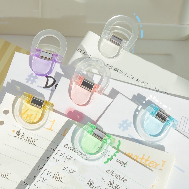 แฟ้มสีมาการองโปร่งใสโฟลเดอร์ไฟล์รูปส่วนโค้งผู้ถือหน้าดัชนีศึกษาและสํานักงานผูกพันอุปกรณ์