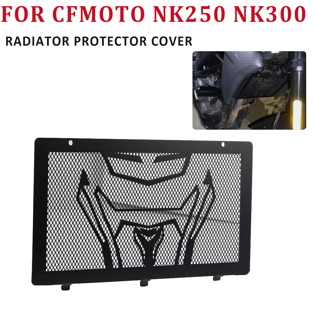 หม้อน้ํารถจักรยานยนต์ Guard Grille Cover Protector ป้องกันย่างสําหรับ CFMOTO NK250 300NK 250NK NK300