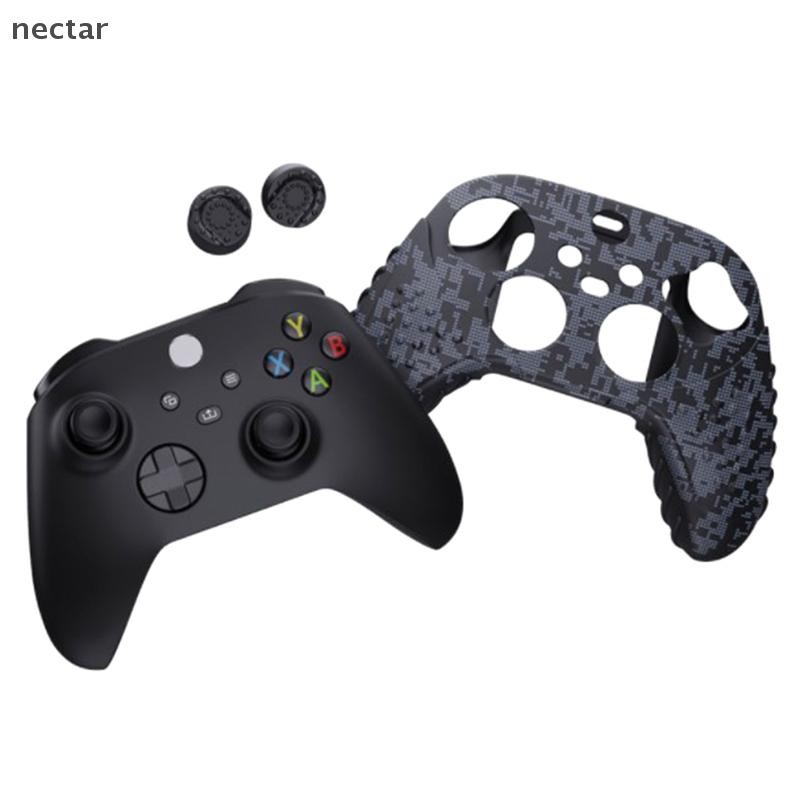 Tar เหมาะสําหรับ XBOX SeriesX/S Controller เคสซิลิโคนไร้สาย Gamepad Controller ลื่นฝาครอบป้องกันหมวก Rocker N