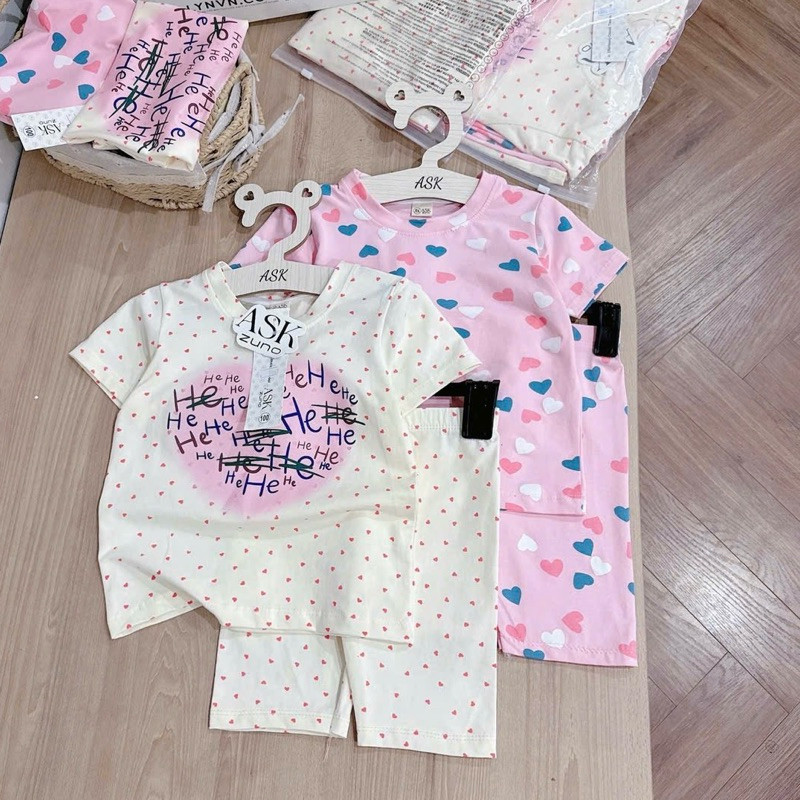 ชุด HEHEHE HEART ที่สวยสุด ๆ 2 ชิ้นสําหรับเด็ก
