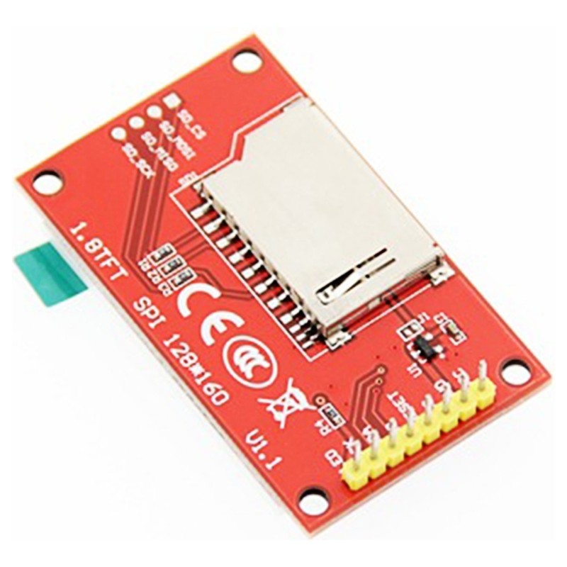 PCF* โมดูลหน้าจอ TFT LCD ขนาด 8 นิ้ว 1 ชิ้น ST7735S รองรับการเชื่อมต่อสีที่อุดมไปด้วยและ SPI