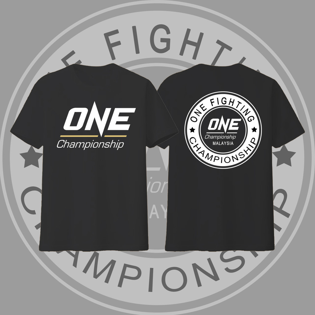 เสื้อยืดแขนสั้น เสื้อ ONE Championship T-Shirtการพิมพ์สองด้าน