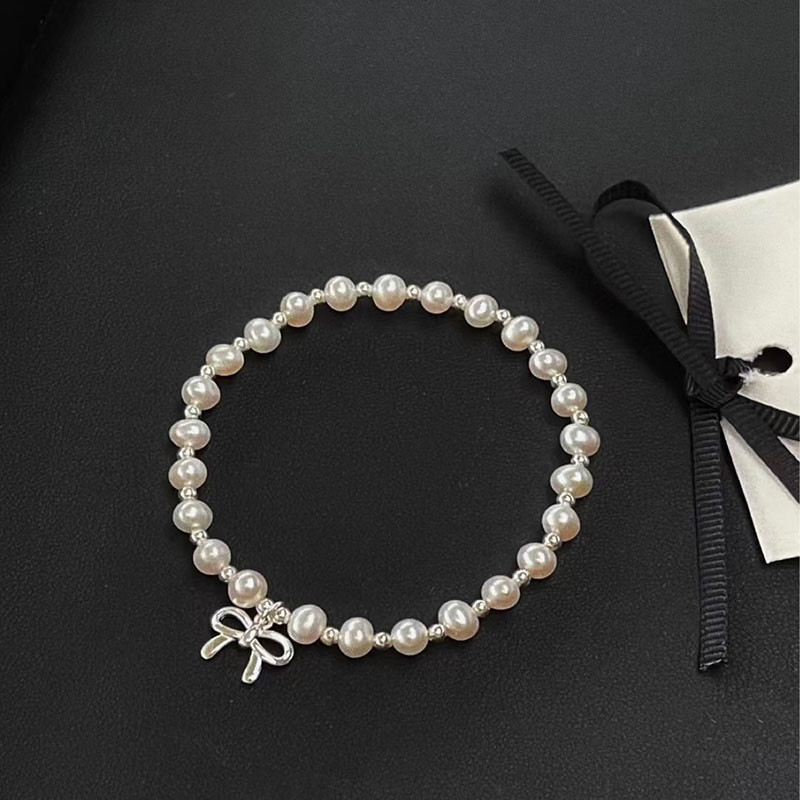 สร้อยข้อมือไข่มุกกุทัณฑ์แฮนด์เมดเสน่ห์สําหรับผู้หญิง - รูปที่ 3