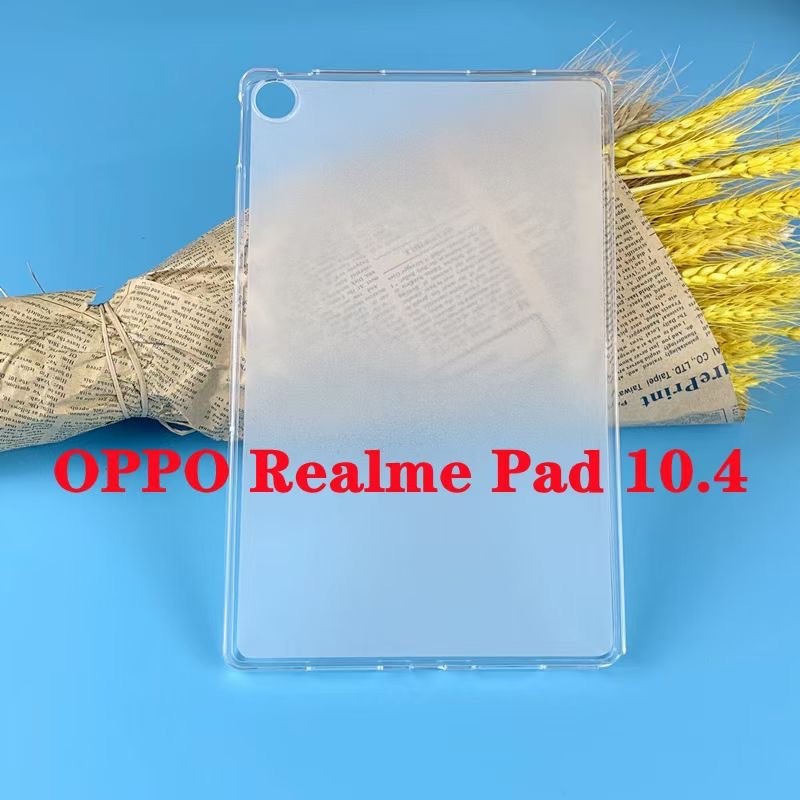 เคสกันกระแทกแบบใสสําหรับ OPPP Realme Pad 10.4 นิ้วแท็บเล็ตป้องกันกรณี Realme Pad 10.4 "Jelly Box Sof