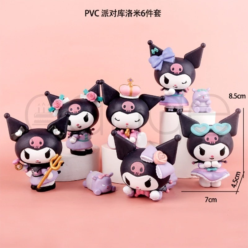 ท็อปเปอร์เค้กตุ๊กตาคุโรมิ ซีรีส์เจ้าหญิง ตกแต่งเค้ก thumbnail 3