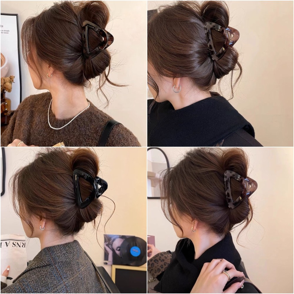 อะคริลิที่เรียบง่ายคว้าคลิปฉลามคลิปกิ๊บผู้หญิงใหม่ระดับไฮเอนด์อุปกรณ์ผม