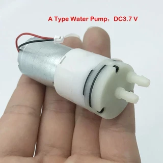 1pcs Micro 370 ปั๊มน้ํา DC 3.7V 5V 7.4V 660ML/Min คาร์บอนแปรงไดอะแฟรม Self-priming USB ปั๊มขนาดเล็ก