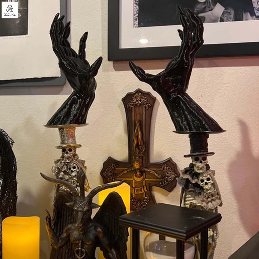 Spooky Hands Hanger Decor Gothic แขวน Wall Mountable รูปที่ 5