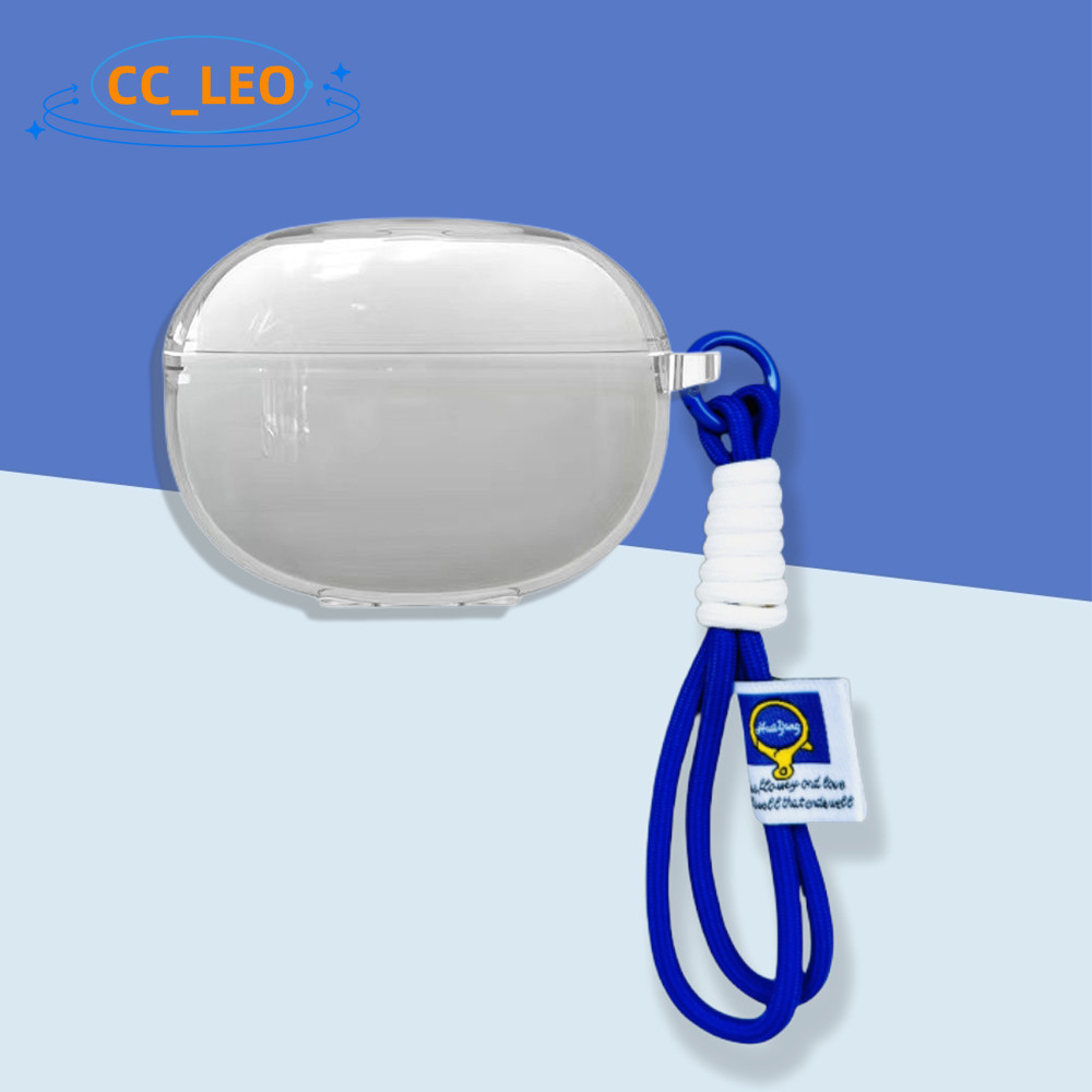 For Baseus Bowie MC1 Open Ear Clear Soft Case Cute Lanyard Pendant Baseus Bowie MC1 Open Ear Clear S