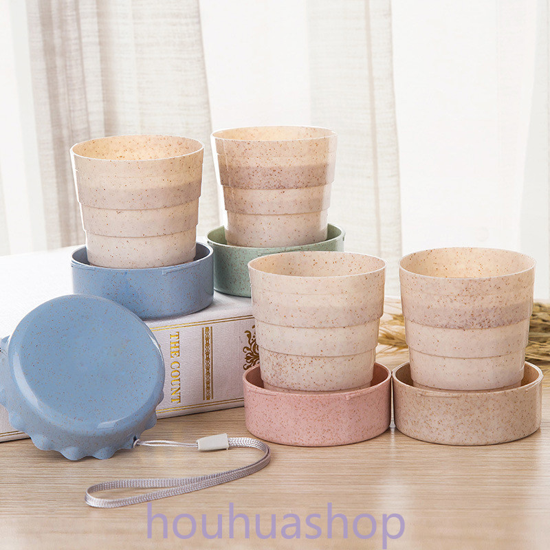 แก้วกาแฟ แปรงสีฟัน แก้วชา อเนกประสงค์ พับได้ ยืดหดได้ แบบพกพา สําหรับเดินทาง ใช้ในบ้าน