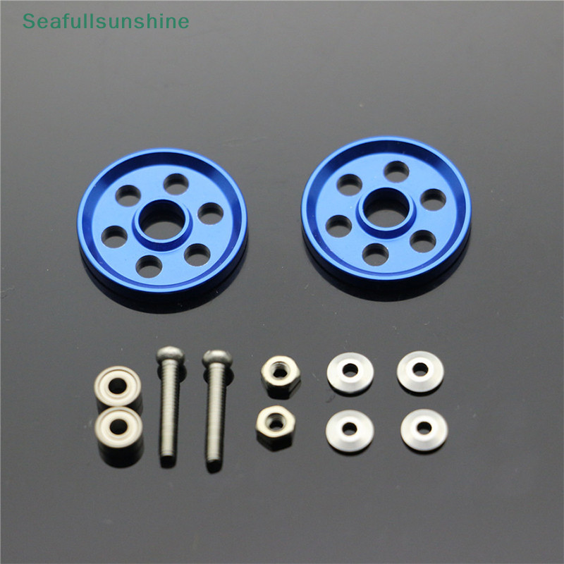 Seaf> 4WD Self-made Racing Car Parts อลูมิเนียม 19 มม. 6 หลุม Rollers น้ําหนักเบา 1 ชุดราคาดี - รูปที่ 2