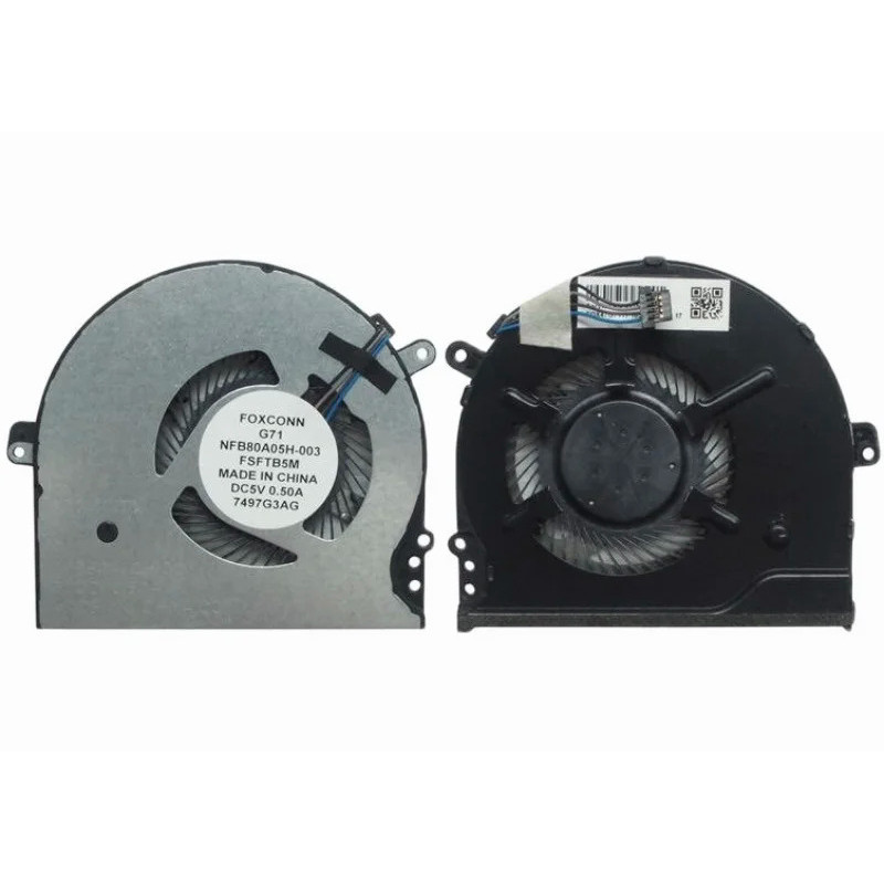 KL พัดลมระบายความร้อน CPU ใหม่สําหรับ HP Pavilion 15-CC 15-CK 14-BK 15-CC700 708tx 715TX 710TX NFB80