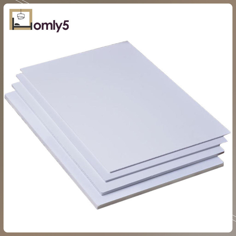 [Homyl5] แผ่นโฟม PVC สีขาว หนา 2 มม. สําหรับโมเดลตัวต่อโมเดล DIY