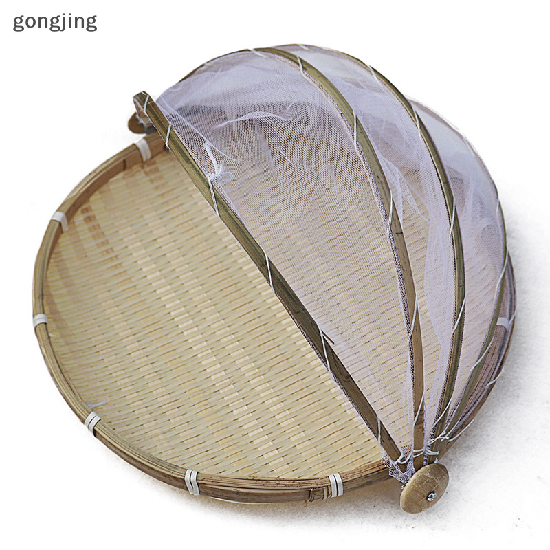 Gong ตะกร้าตาข่ายถักมือ สําหรับใส่อาหาร ผลไม้ ขนมปัง